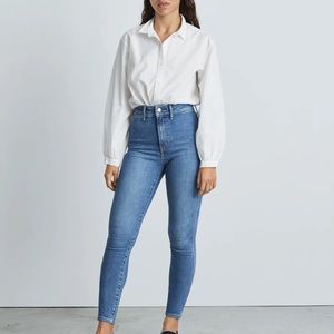 nwt everlane way high skinny jean